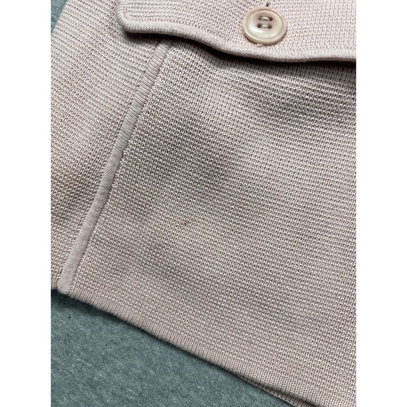 Talbots Sweater Womens Small pink Cotton Blend Cardigan Jacket Pockets S knit - Picture 5 of 9